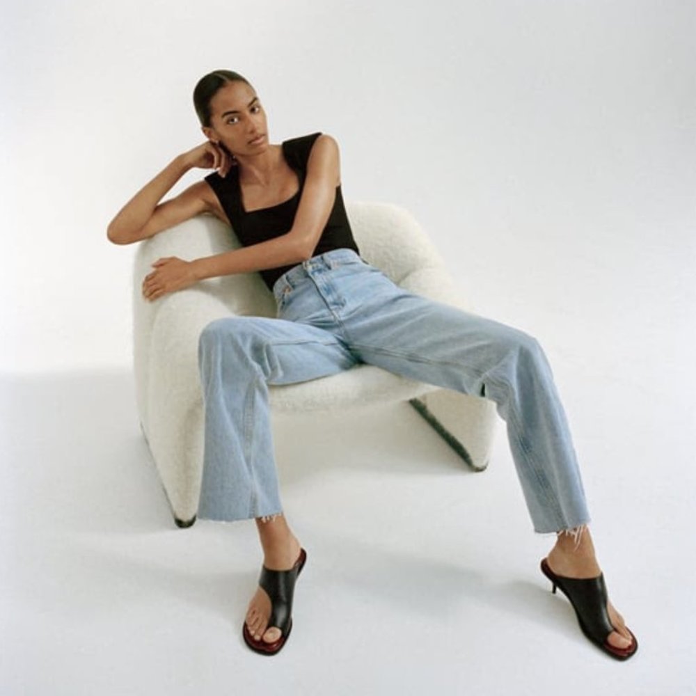 Zara Bodysuit With Shoulder Pads